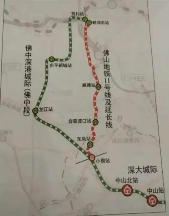 地铁线路延长线到隔壁城市，这是不错的想法！

类似佛山和中山在地理位置和社会经济