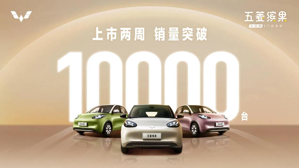 5.98万的五菱缤果真不贵，上市14天累计销量已破10000辆。
 
讲道理，缤