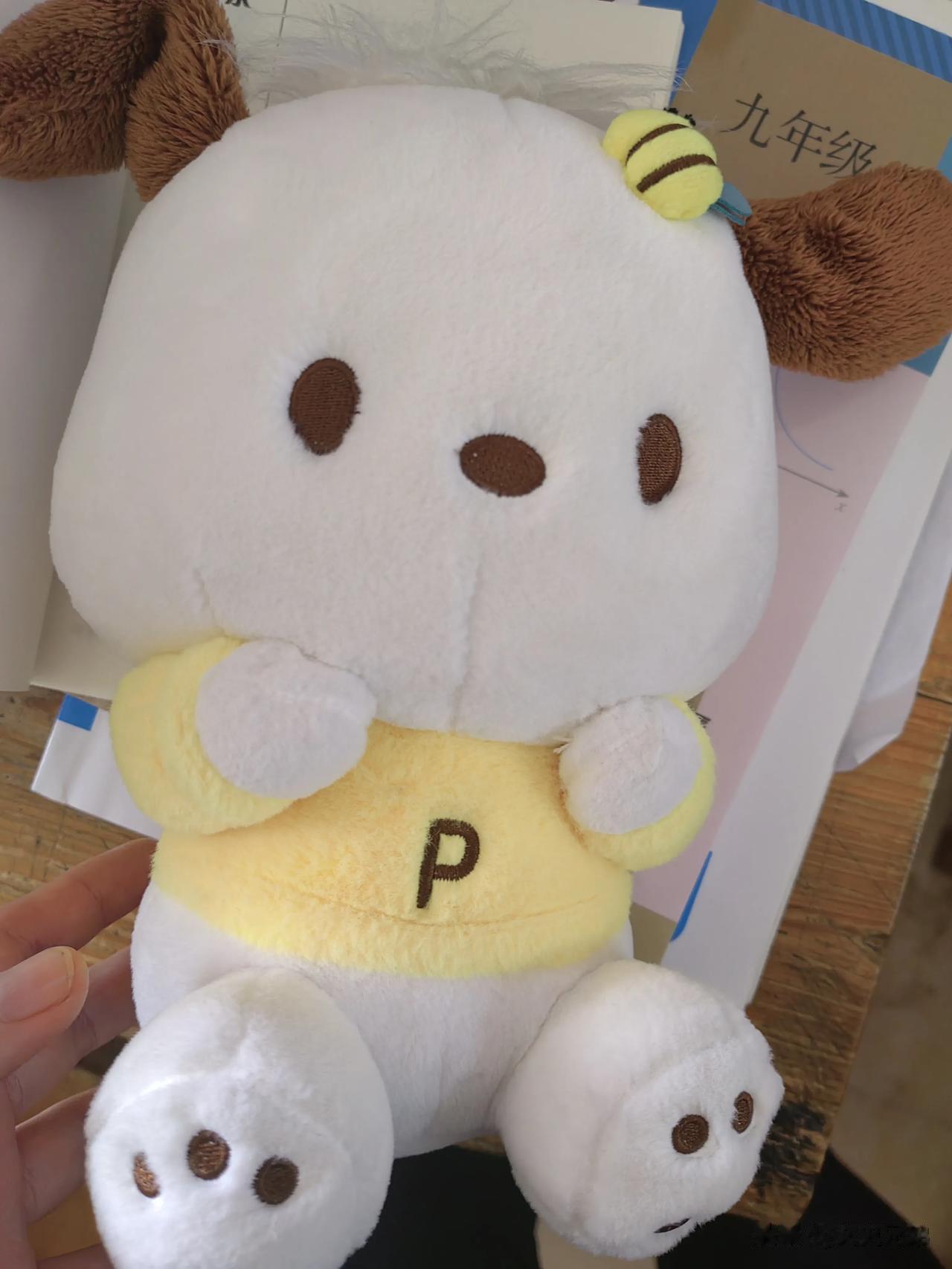  
这是什么？
宝宝问我这个问题。
我看了半天，好像是只熊，又好像是只狗，还有点