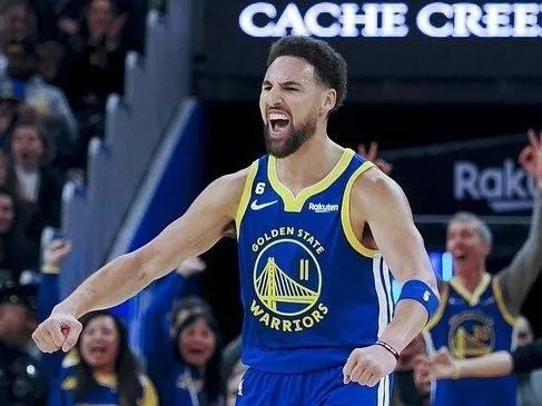 克莱单场12记三分胜火箭 次数超库里成历史第一

NBA常规赛，勇士主场以116
