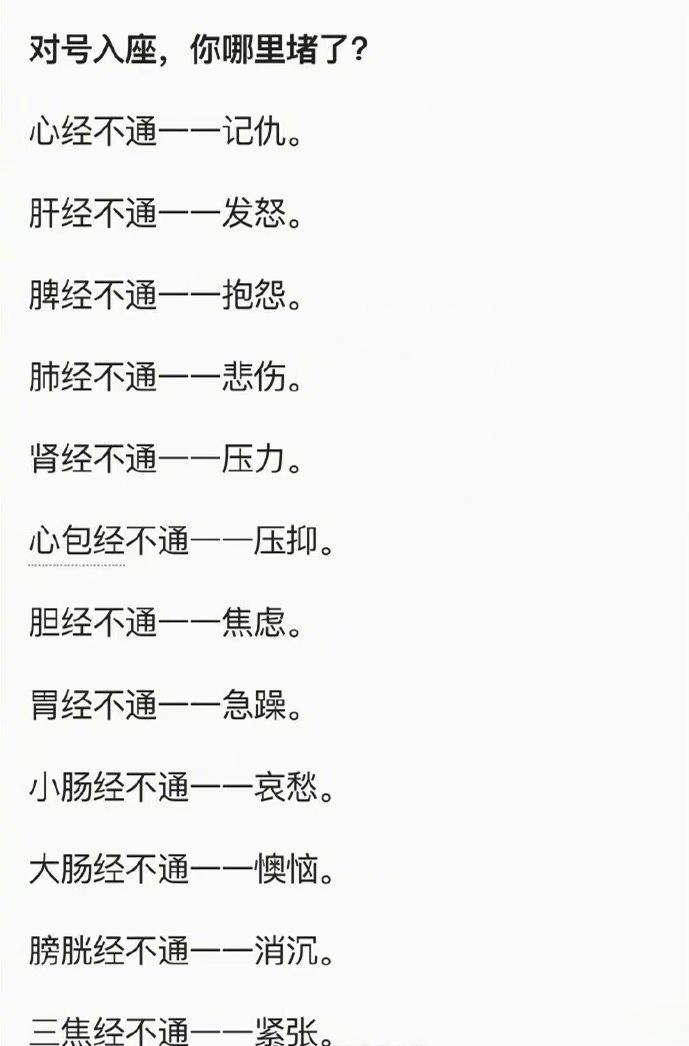 实用干货，人体疼痛位点示图，转