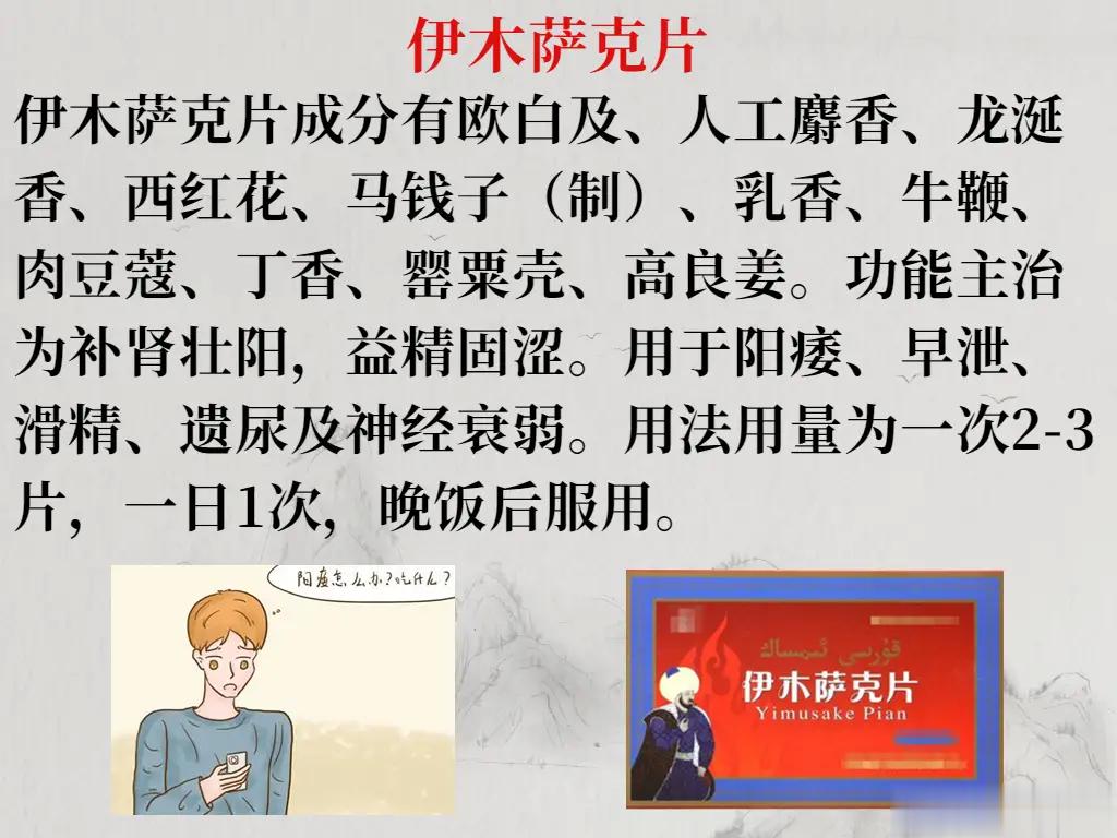 男科几种效果不错的中成药，大都以壮阳为主！ ​​​