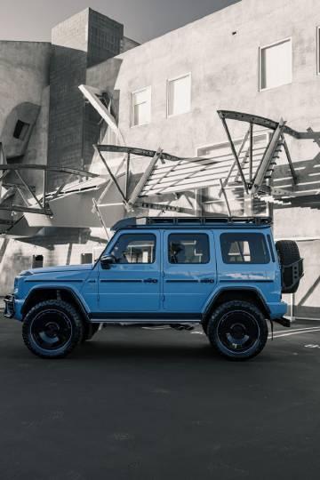 这台是极品了🐋🐋🐋陶瓷蓝涂装黑漆大饼轮毂🖤🖤🖤2023款AMG G6