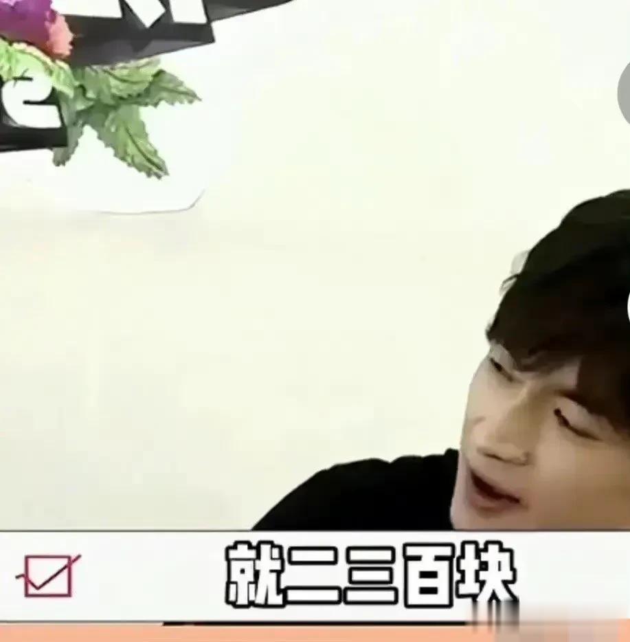 节目中，林更新得知大品牌口红价格在200、300元的时候说：“就两三百？那为什么