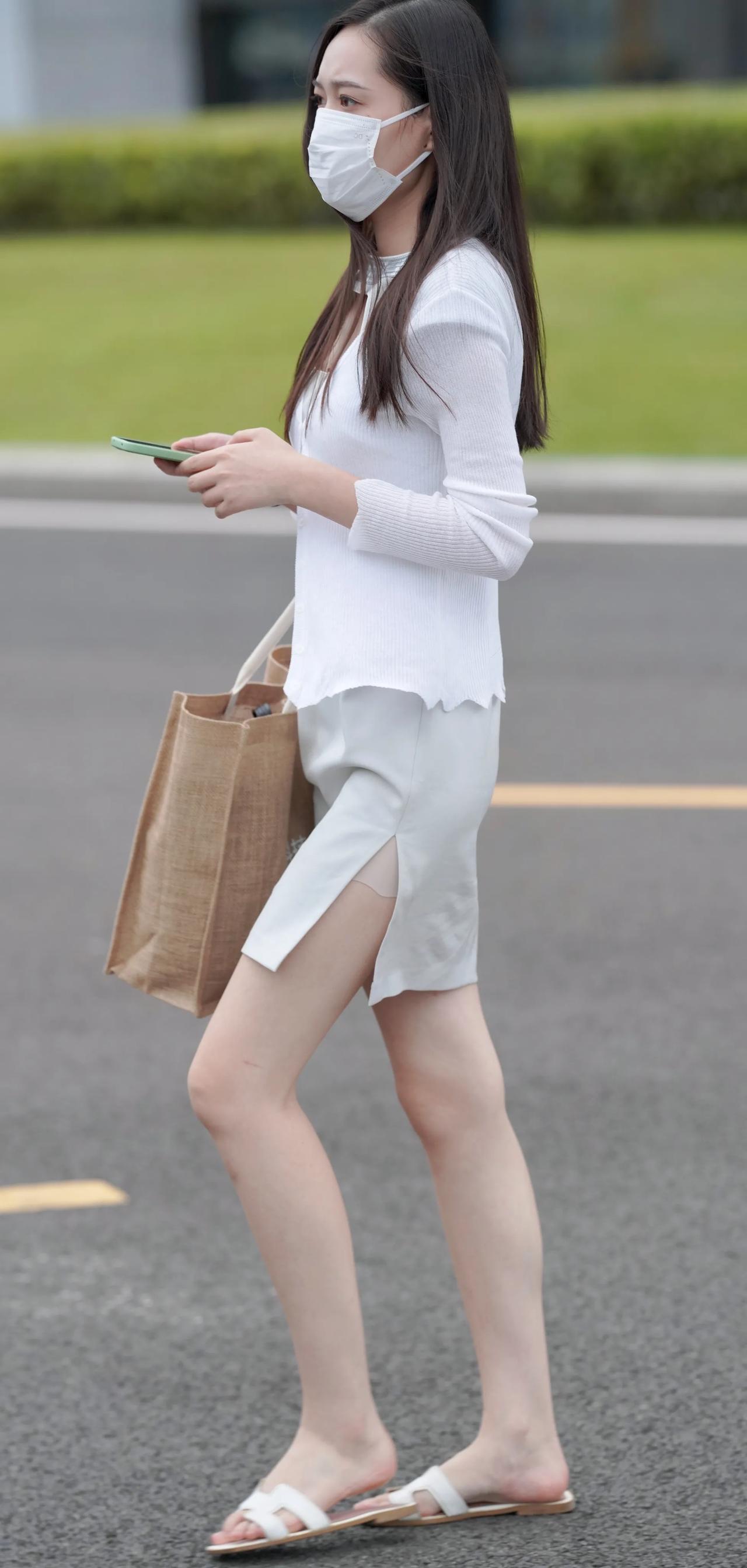 口罩美女
