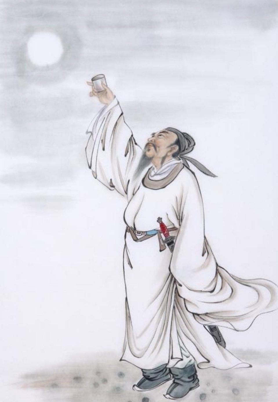 #历史那些事[超话]#李白，字太白，祖籍陇西成纪。李白一生绝大部分时间是在唐玄宗