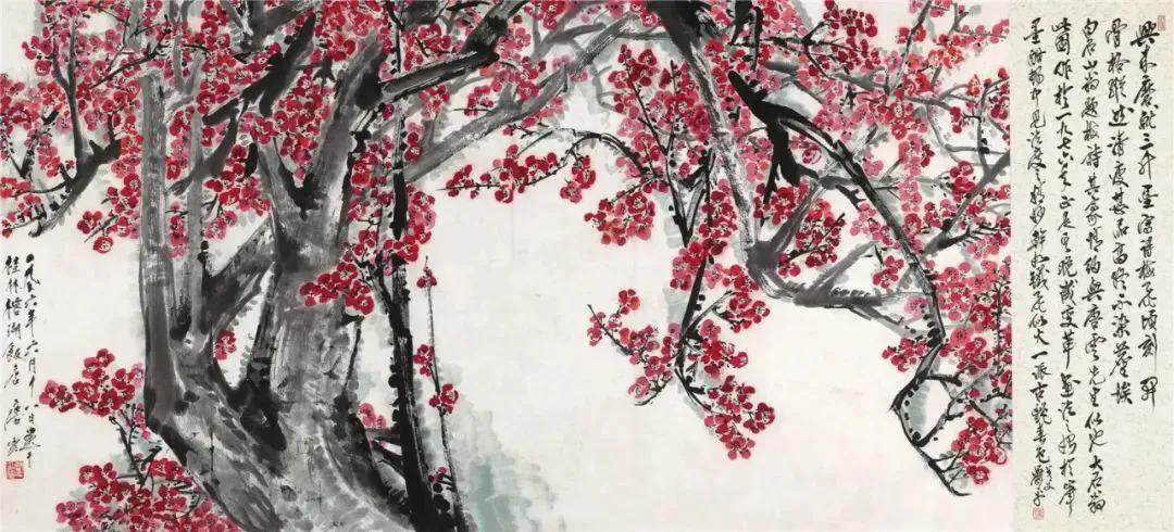 唐云写梅，清新洒脱
  