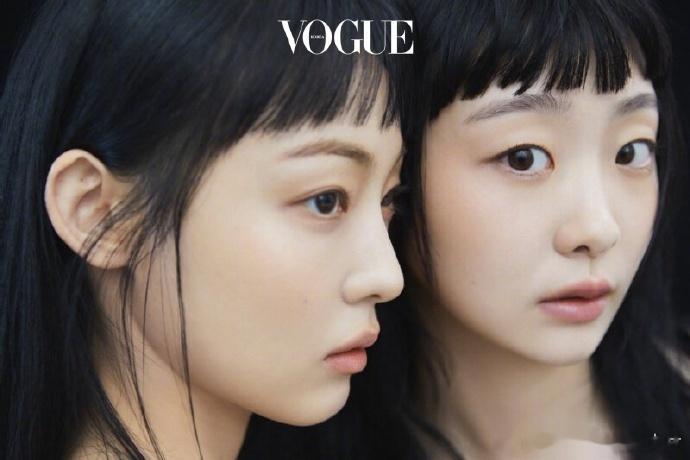 金多美与全素妮，韩版《Vogue》新刊。两人主演的电影《再见，我的灵魂伴侣》翻拍