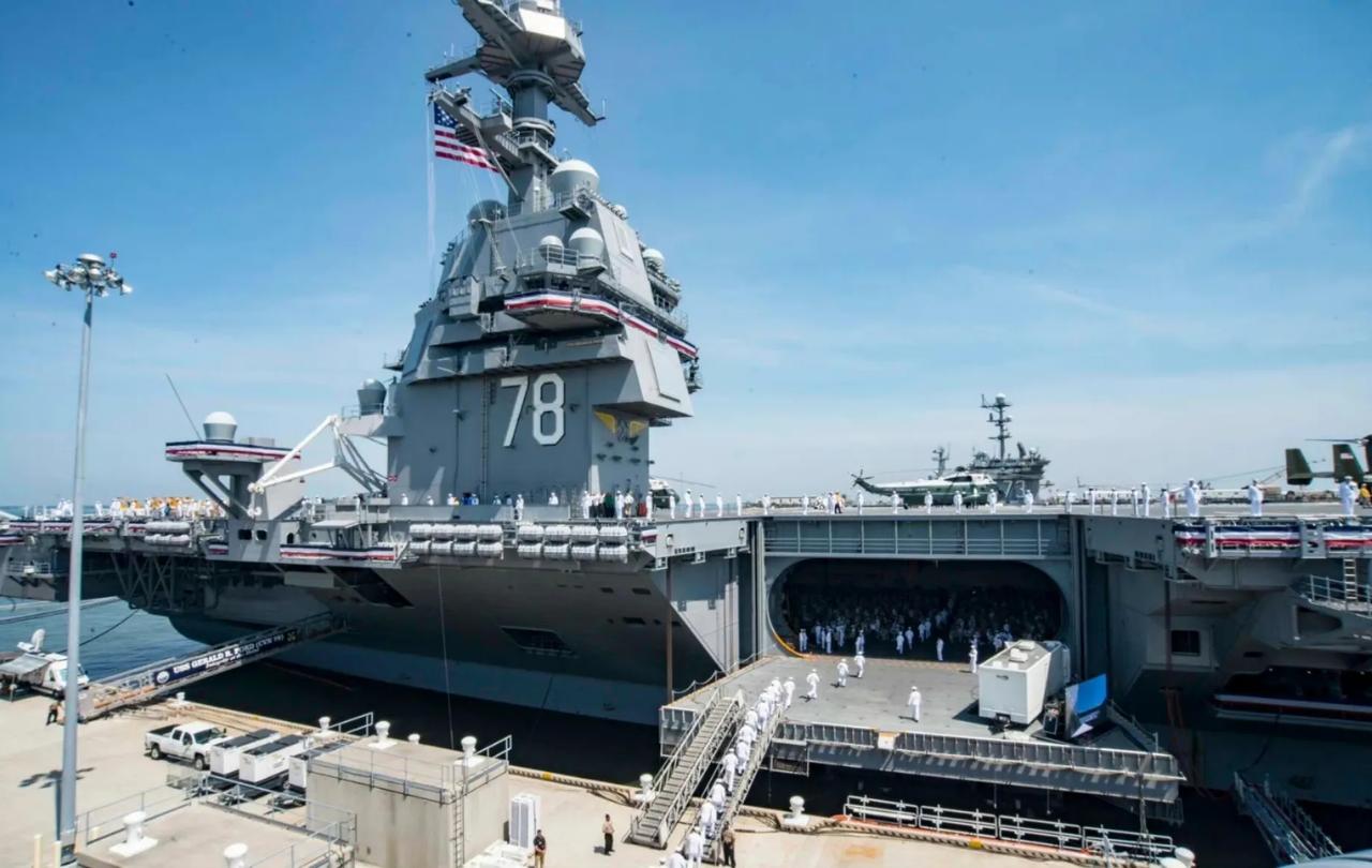 不得不承认福特舰就是目前世界上最强大的航母，我国的福建舰虽然也相当不错，但美国人