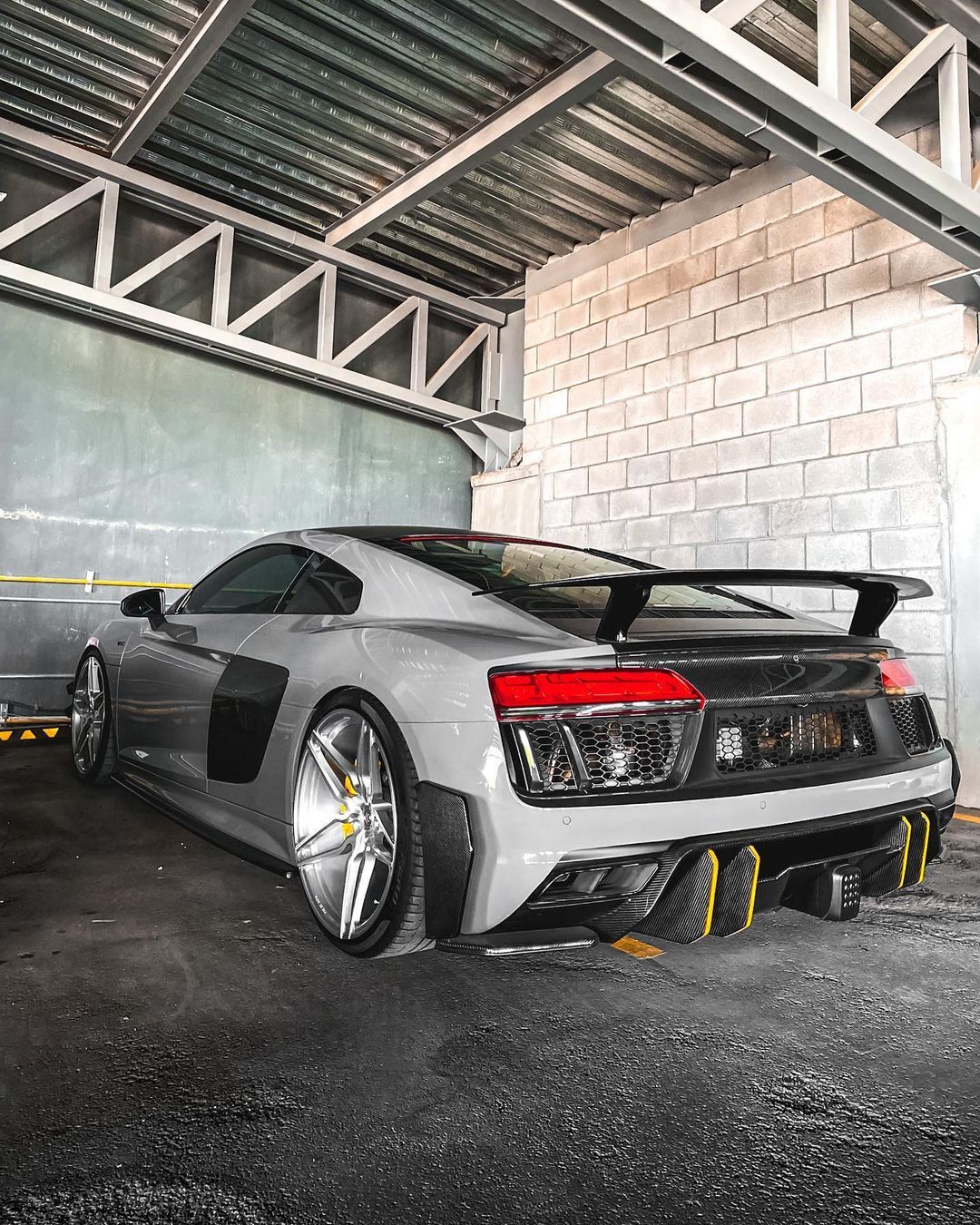 奥迪｜Audi R8 💨 扩散器[色]#奥迪R8##豪车超跑##car时尚# 