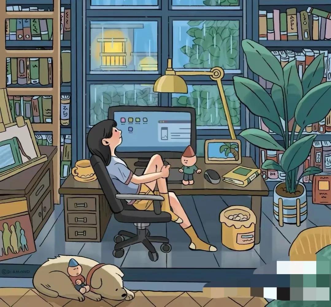 当你有力量拥抱自己的时候，你才能拥抱所有人。遇事要学会自渡：

“烦躁的时候千万